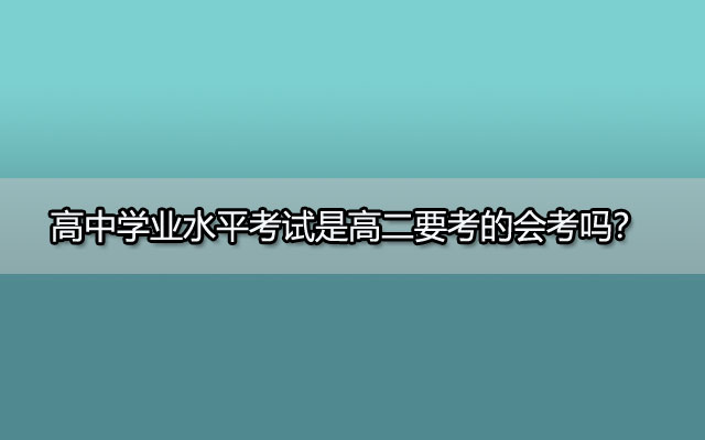 高中学业水平,学业水平,高中学业水平考试