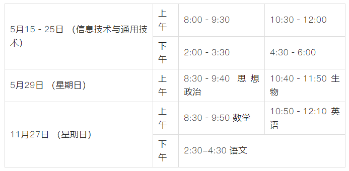 江西2022高中学业水平考试时间 什么时候考试