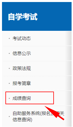 湖南自考成绩查询入口