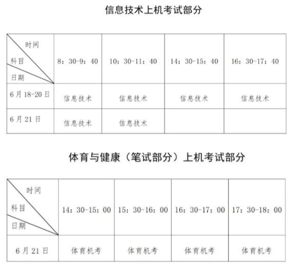 福建2023年6月普通高中学业水平合格性考试时间