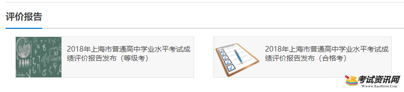 2018上海市普通高中学业水平等级性考试成绩查询入口