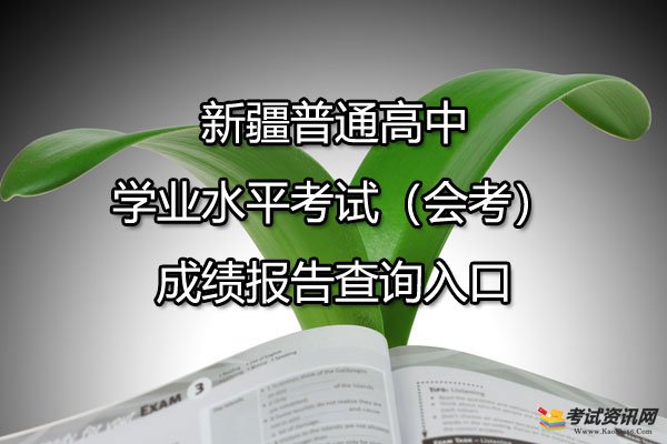 新疆普通高中学业水平考试（会考）成绩报告查询入口