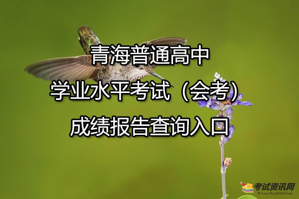 青海普通高中学业水平考试（会考）成绩报告查询入口